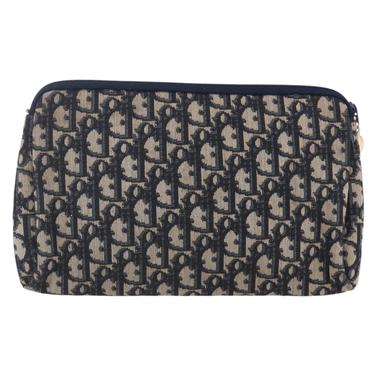 Dior Navy Monogram Clutch
