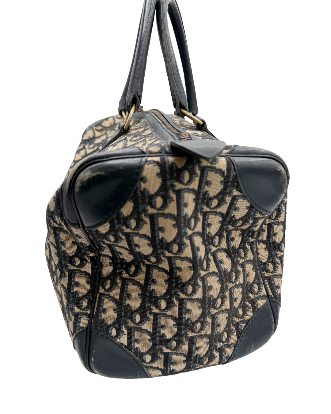 Dior Navy Trotter Boston Bag