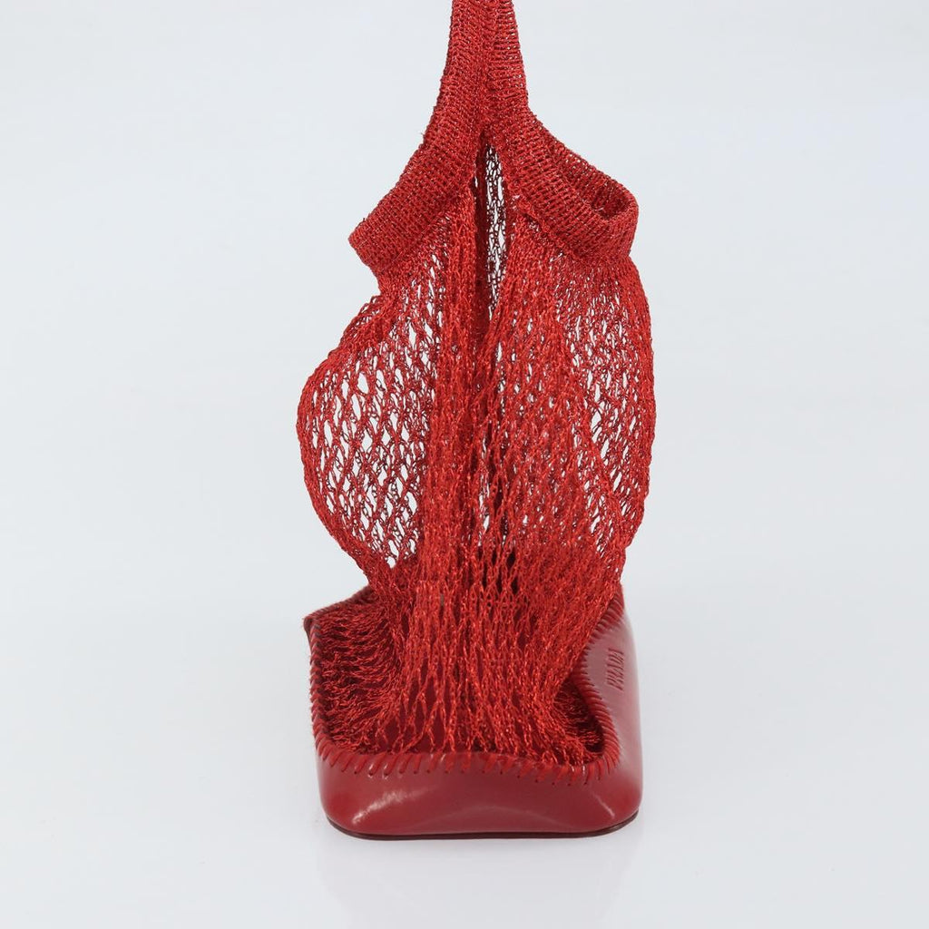 Prada Red Mesh Mini Handbag