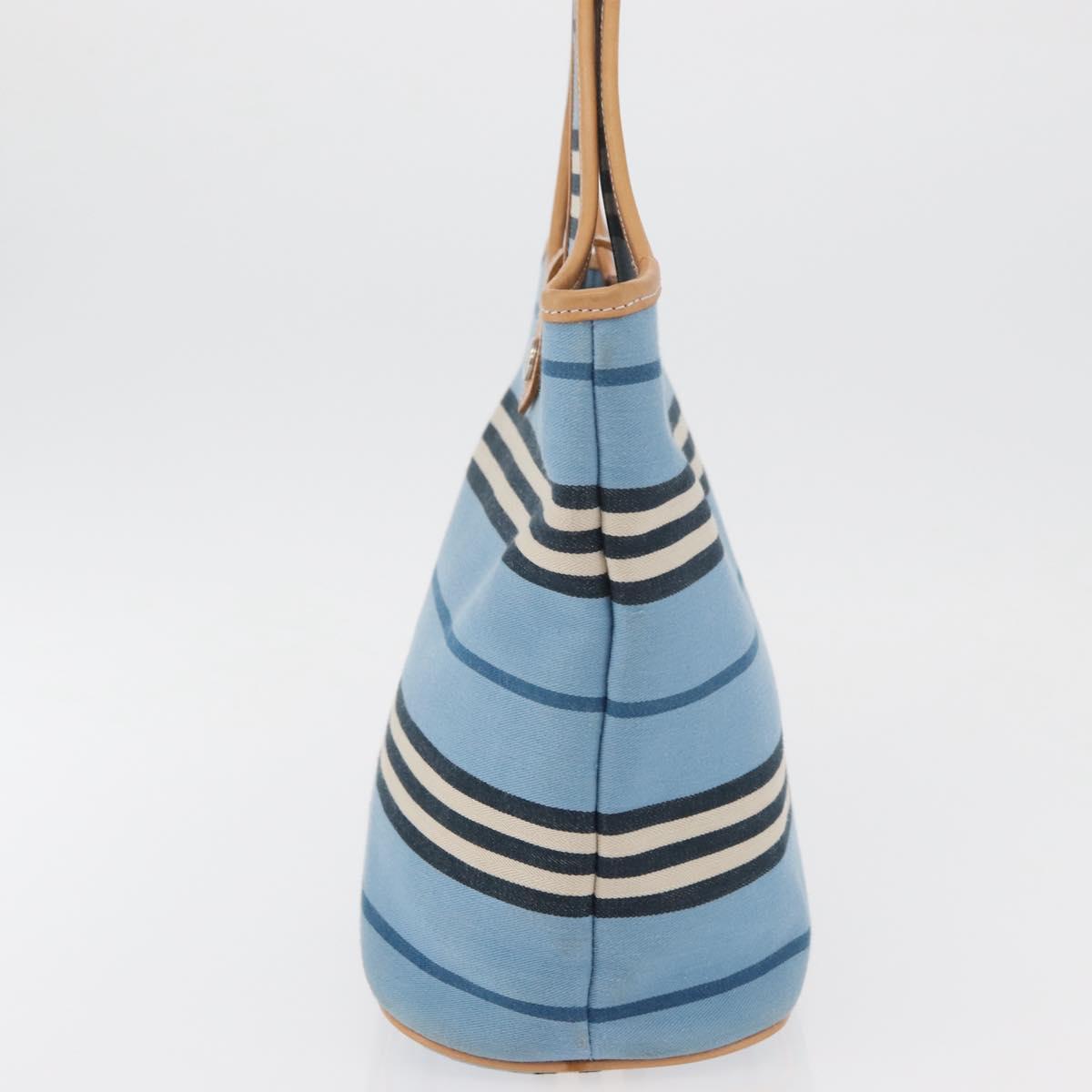 Burberry Blue Striped Handbag
