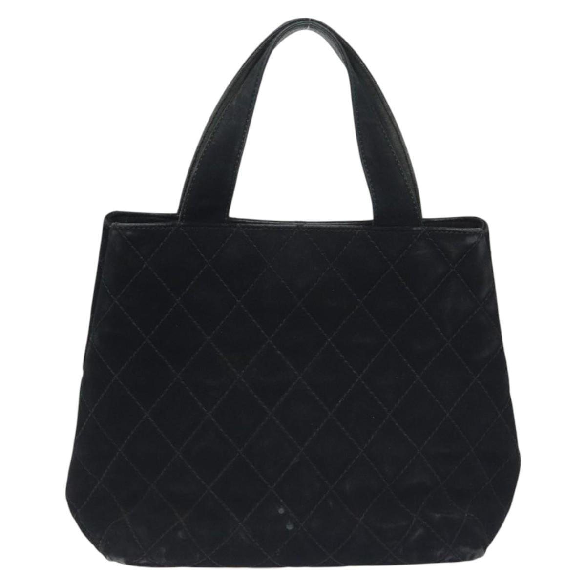 Chanel Black Suede Tote