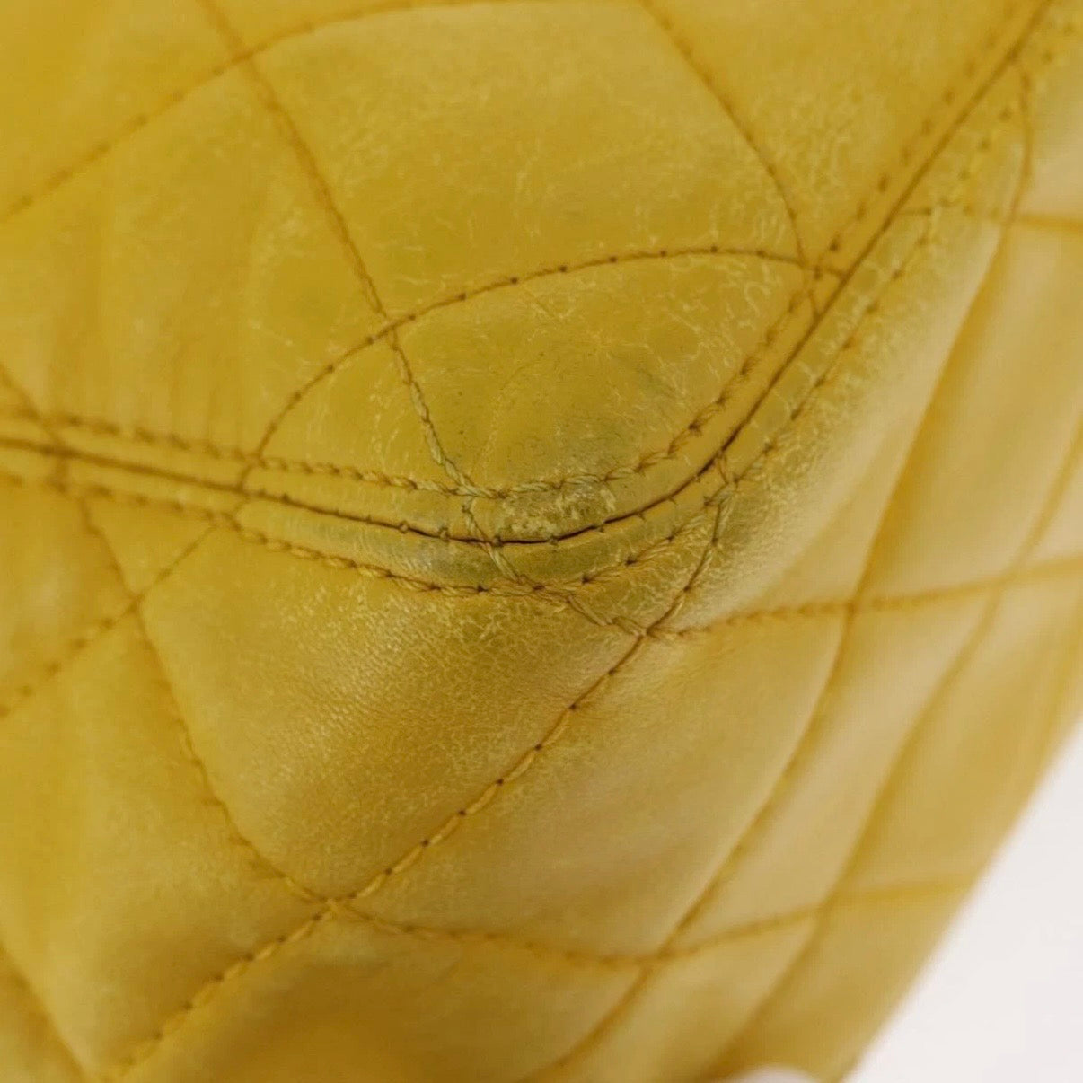 Chanel Yellow Handbag