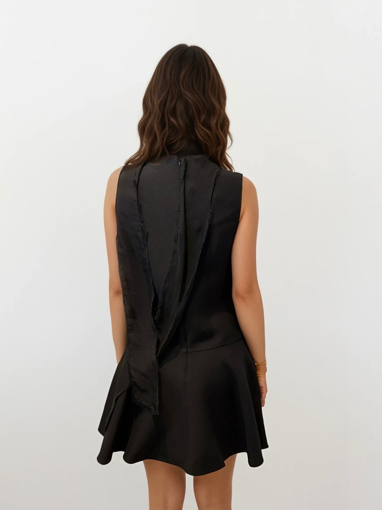 Valentino Black Bow Mini Dress