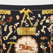 Load image into Gallery viewer, Hermés Black &amp; Gold Scarf
