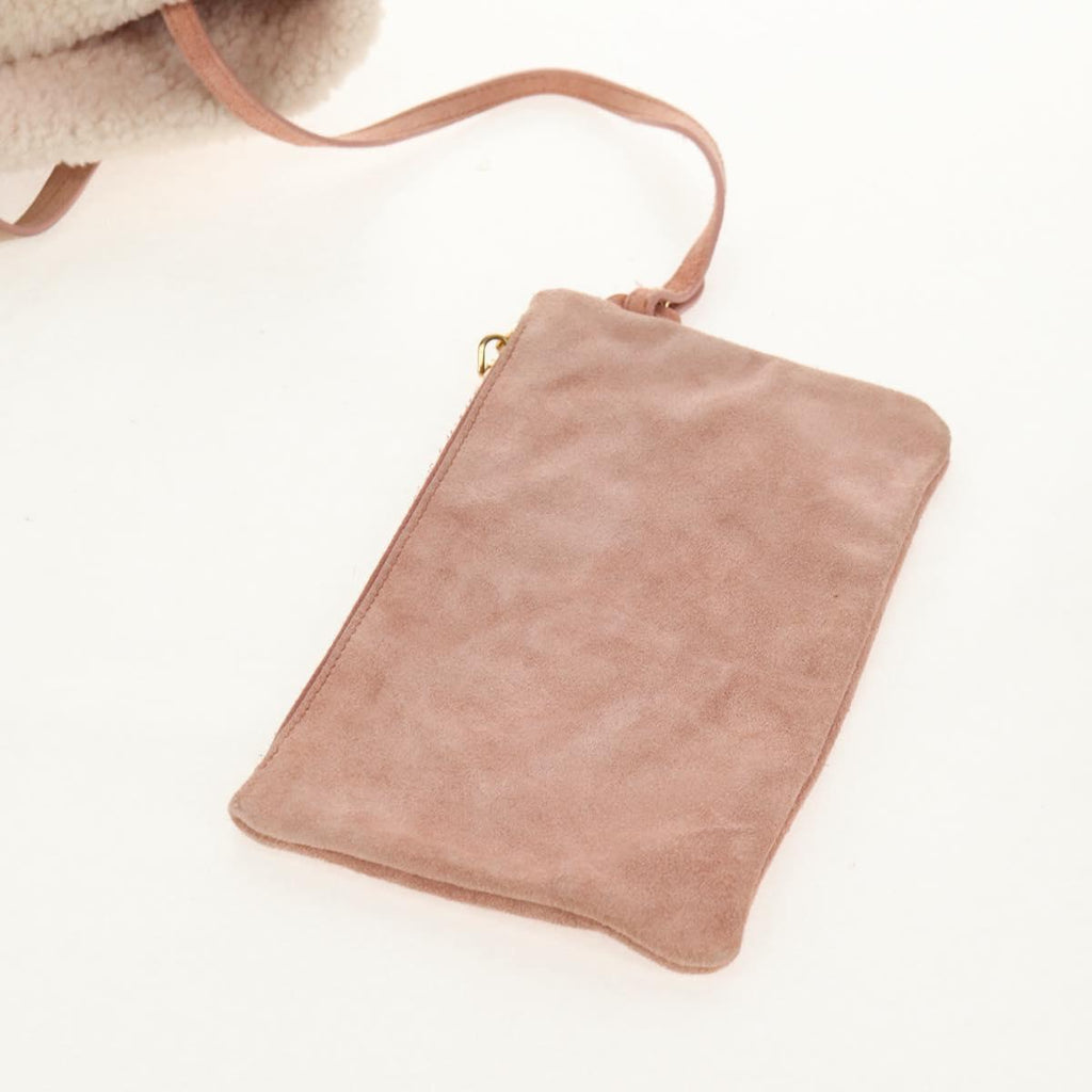 Miu Miu Pink Shearling Tote