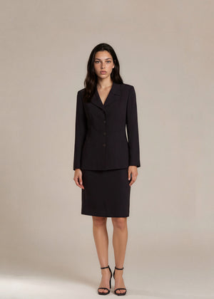 Chanel Black Skirt Set