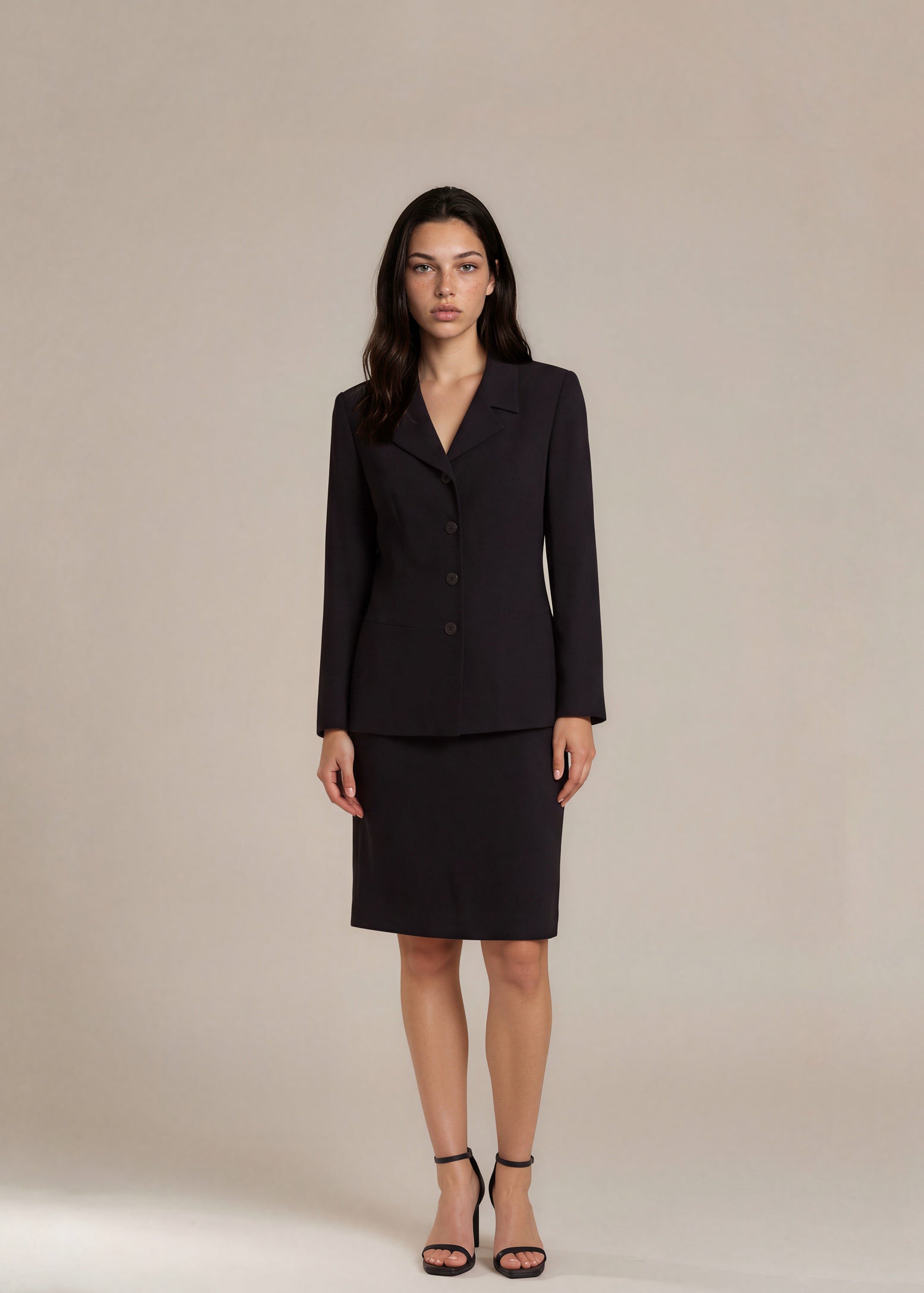 Chanel Black Skirt Set