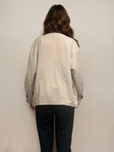 Load image into Gallery viewer, YSL Cream Bomber With Black Collar
