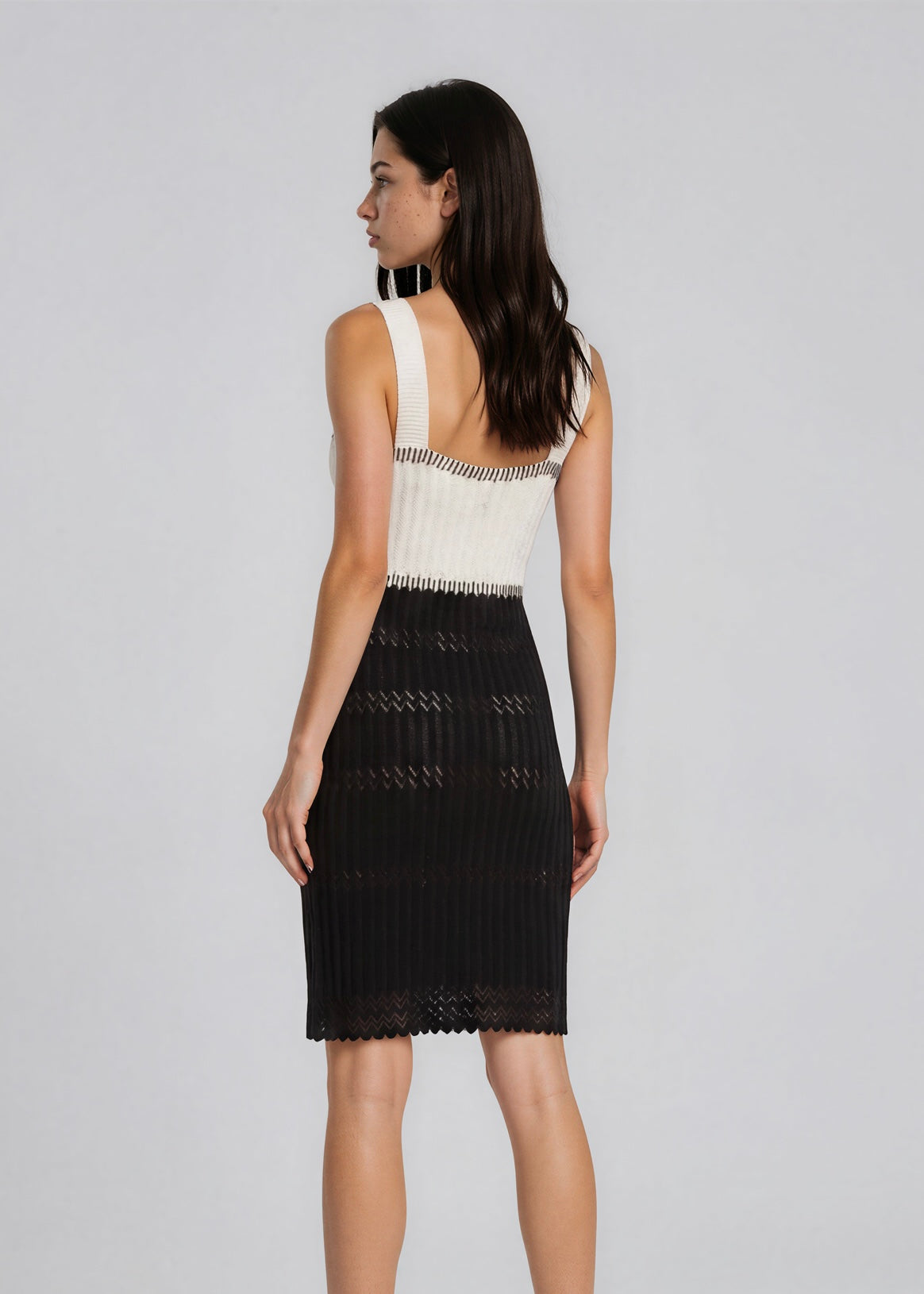 Missoni Black and White Knit Dress