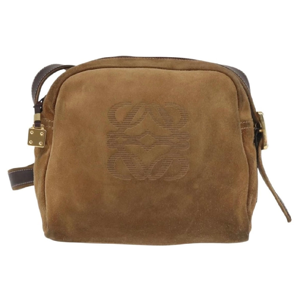 Loewe Tan Suede Crossbody
