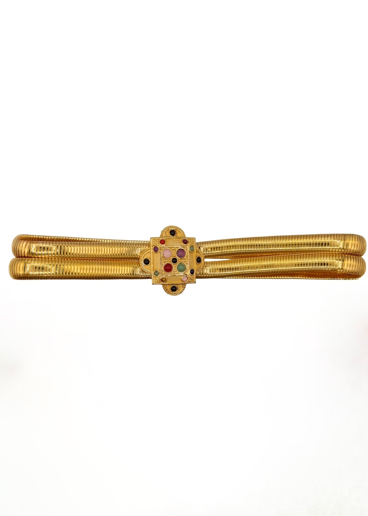 Gold Double Strap Belt