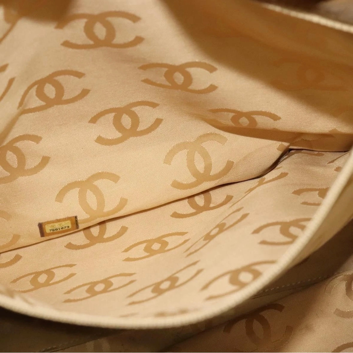 Chanel Tan Suede Tote