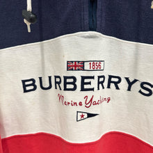 Load image into Gallery viewer, Burberry Striped Half Zip Sweatshirt
