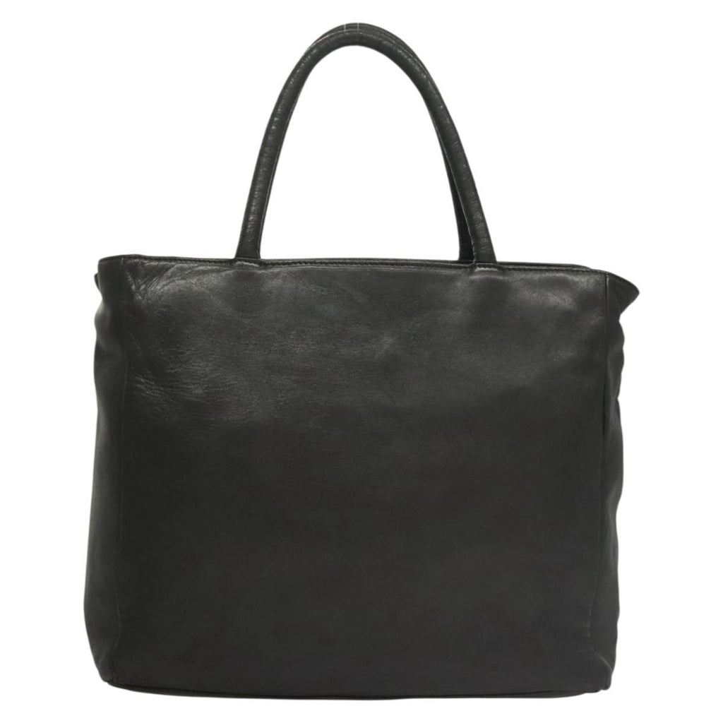 Prada Black Leather Tote