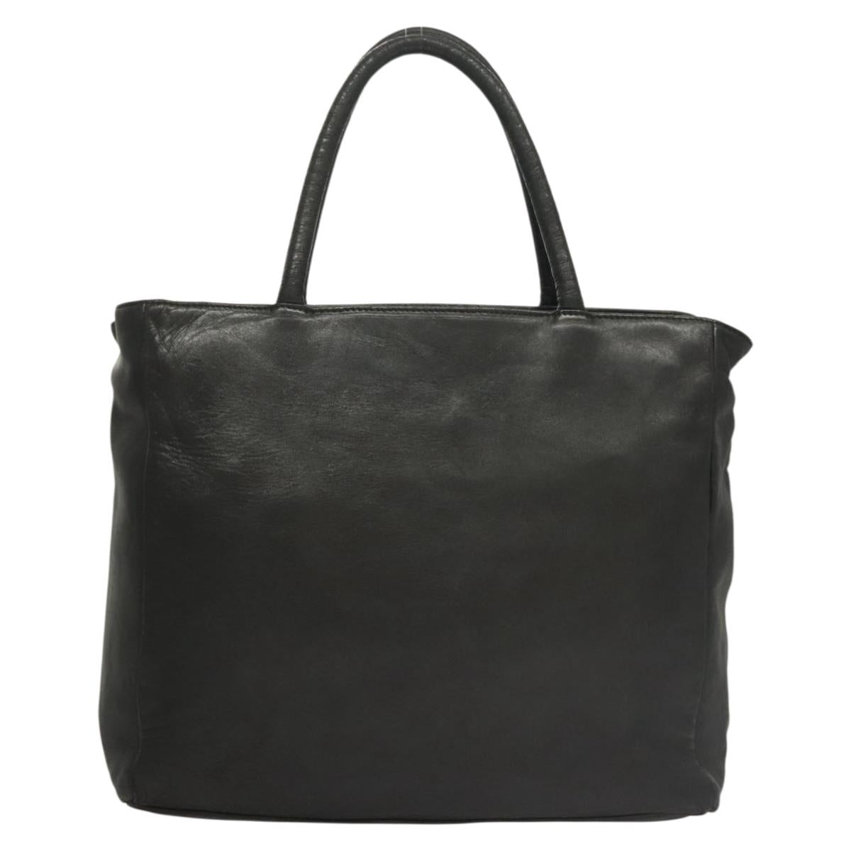 Prada Black Leather Tote