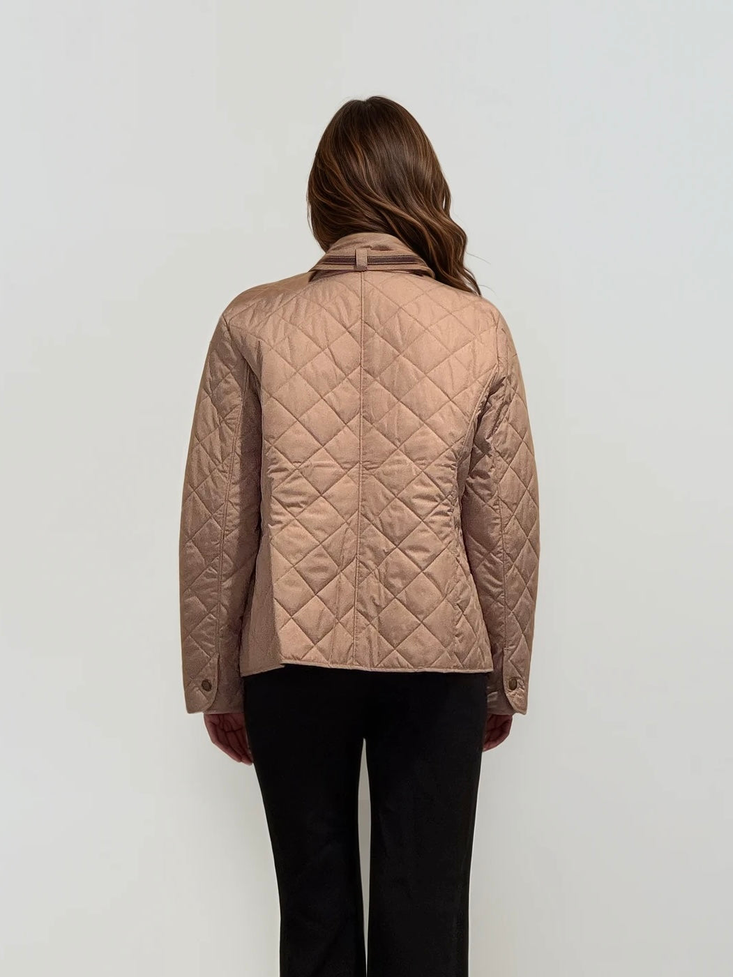 Ralph Lauren Tan and Leather Jacket