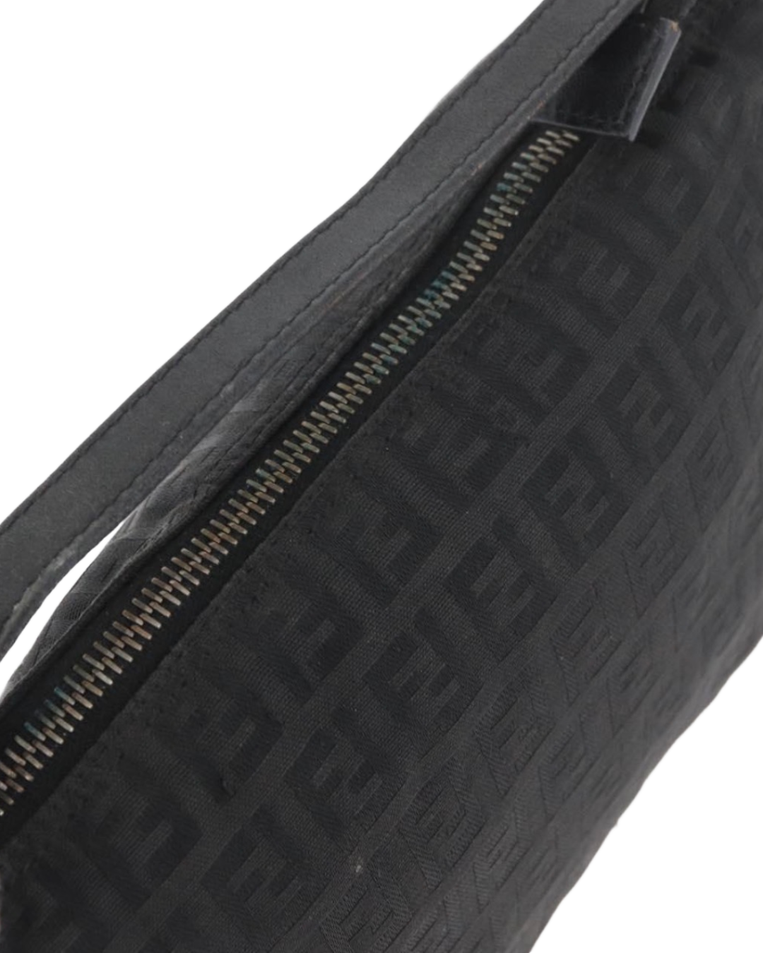 Fendi Black Zucchino Pochette