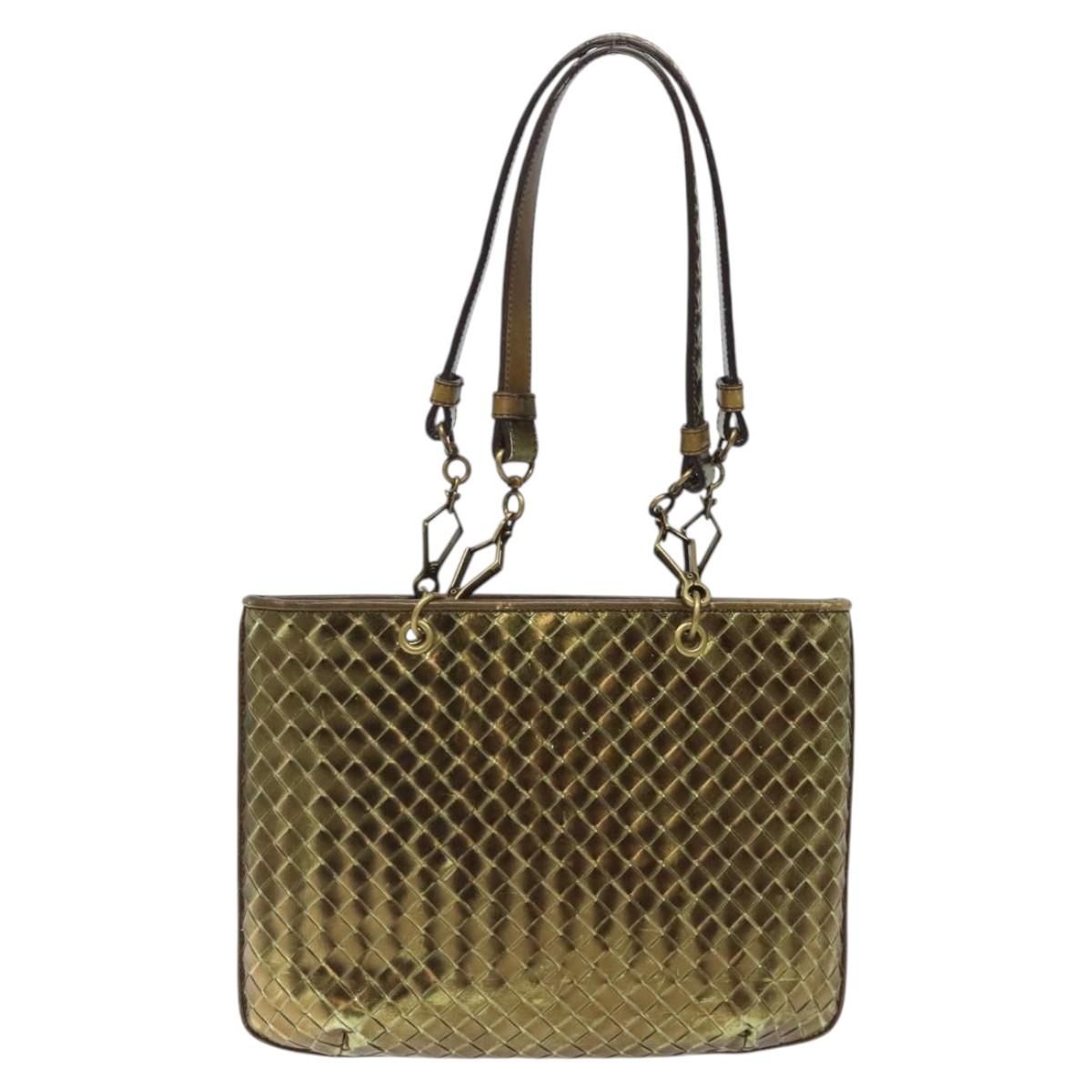 Bottega Veneta Gold Shoulder Bag