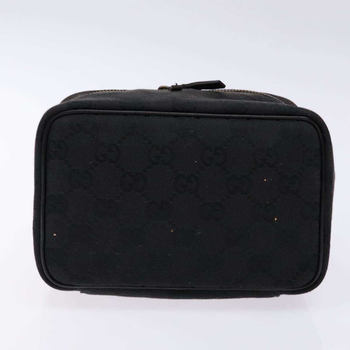 Gucci Black Monogram Vanity Bag