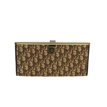 Load image into Gallery viewer, Dior Brown and Gold Monogram Clutch
