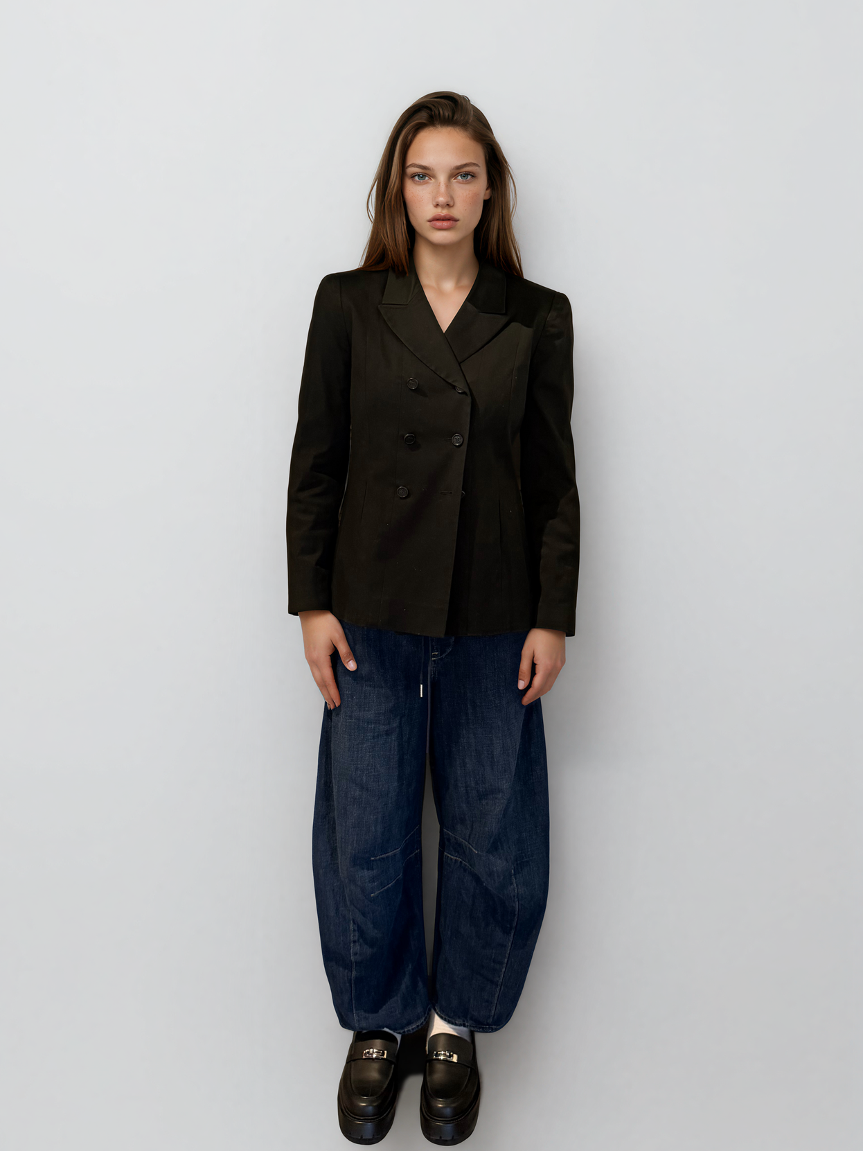 Chanel Black Double Breasted Blazer