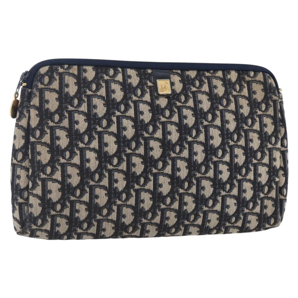 Dior Navy Monogram Clutch