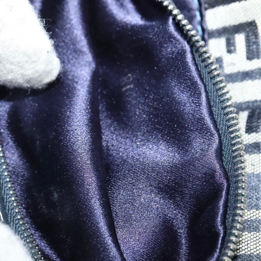 Fendi Navy Zucchino Tote