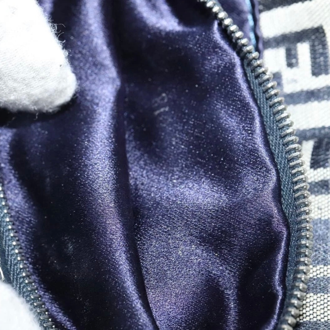 Fendi Navy Zucchino Tote