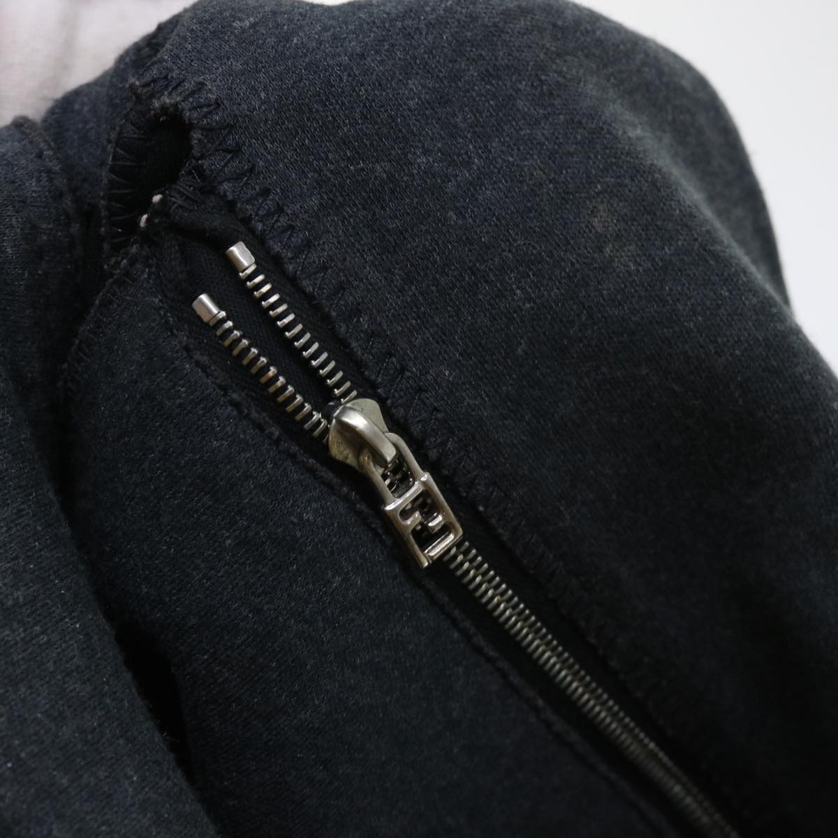 Fendi Grey Rounded Baguette
