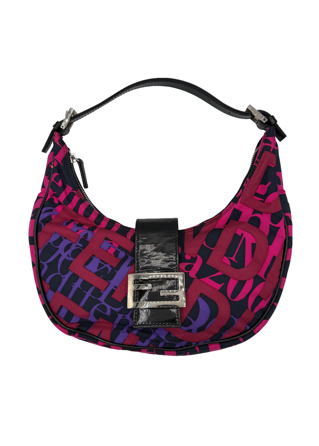 Fendi Colorful Zucca Croissant Baguette