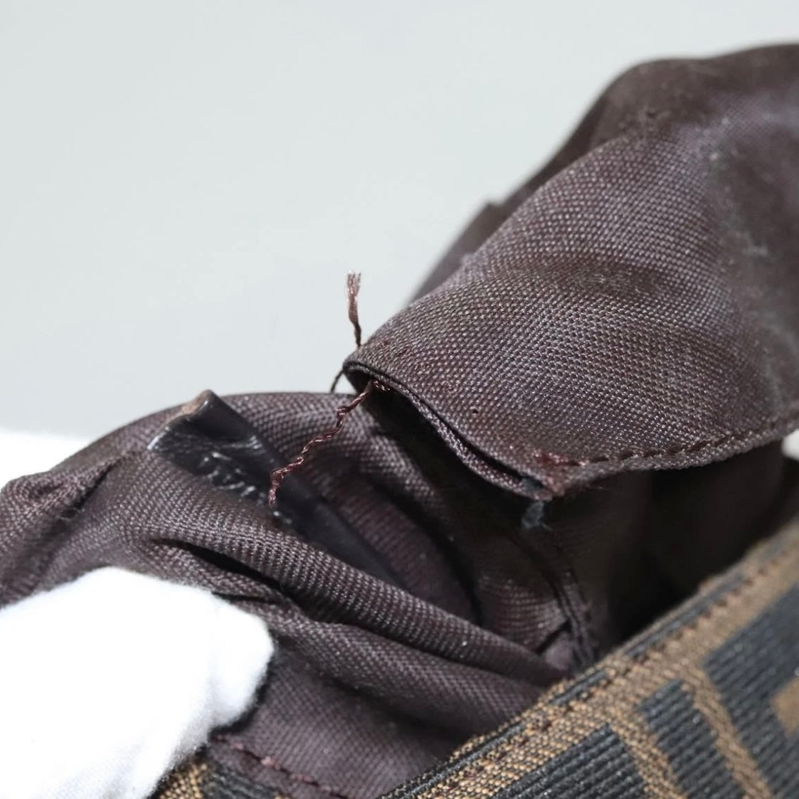 Fendi Zucca Crossbody Baguette