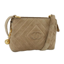 Load image into Gallery viewer, Chanel Tan Suede Shoulder Bag
