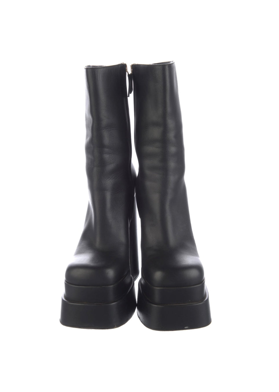 Versace Black Platform Boots