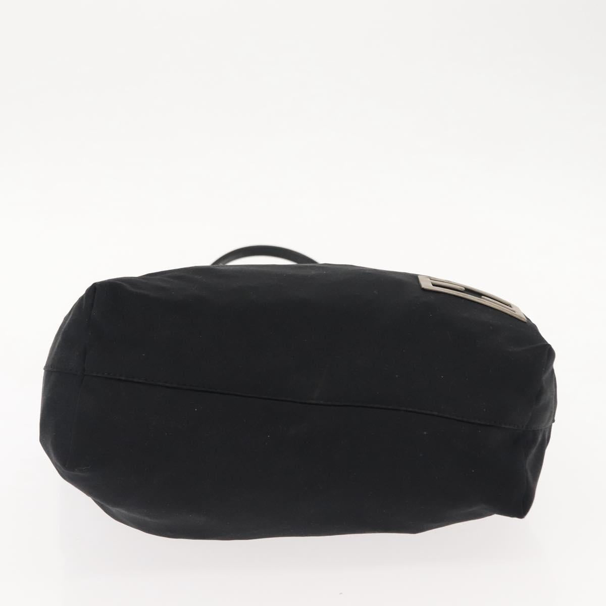 Fendi Black Nylon Baguette Tote