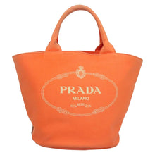 Load image into Gallery viewer, Prada Orange Canvas Tote
