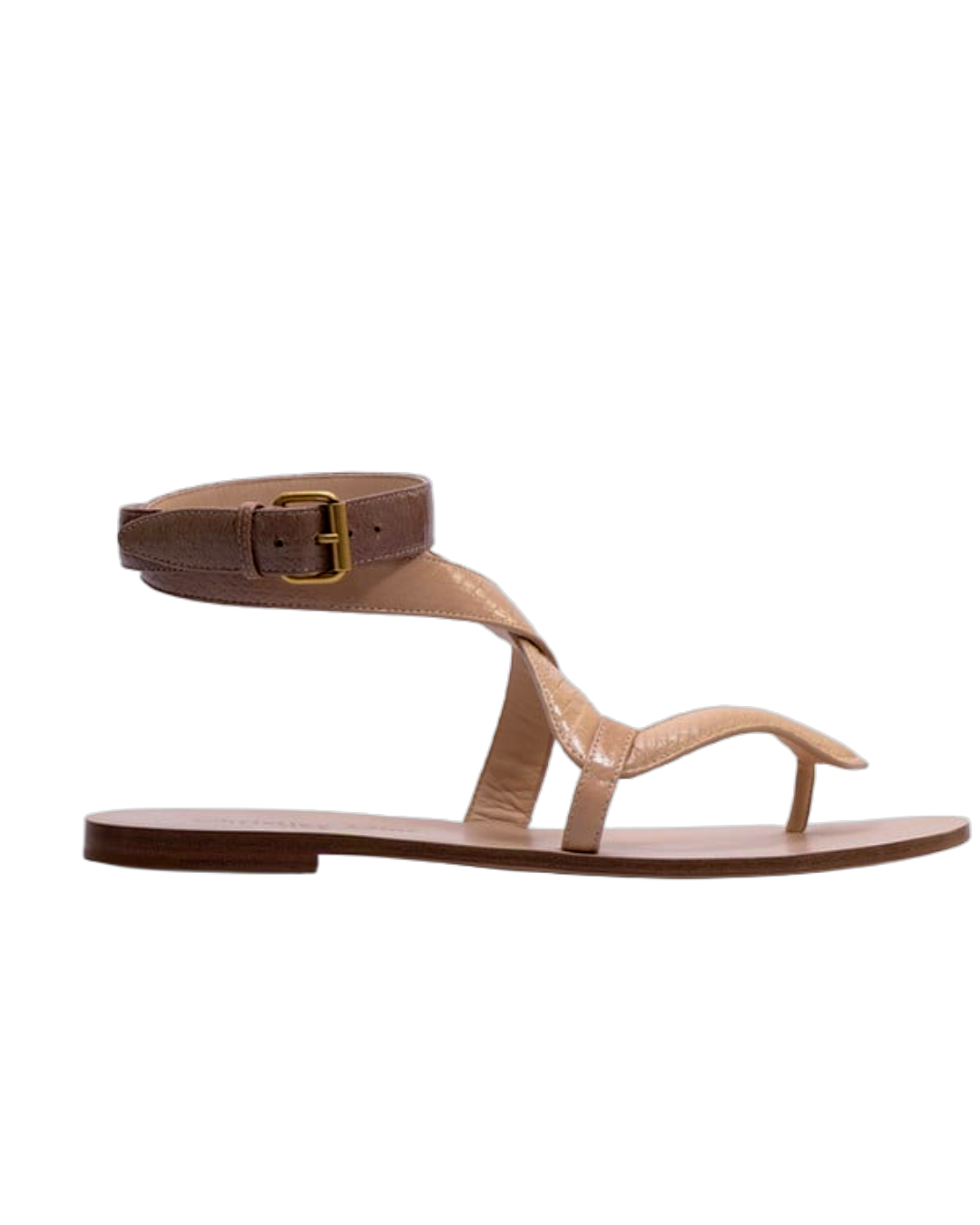 Dior Beige & Brown Snake Sandals