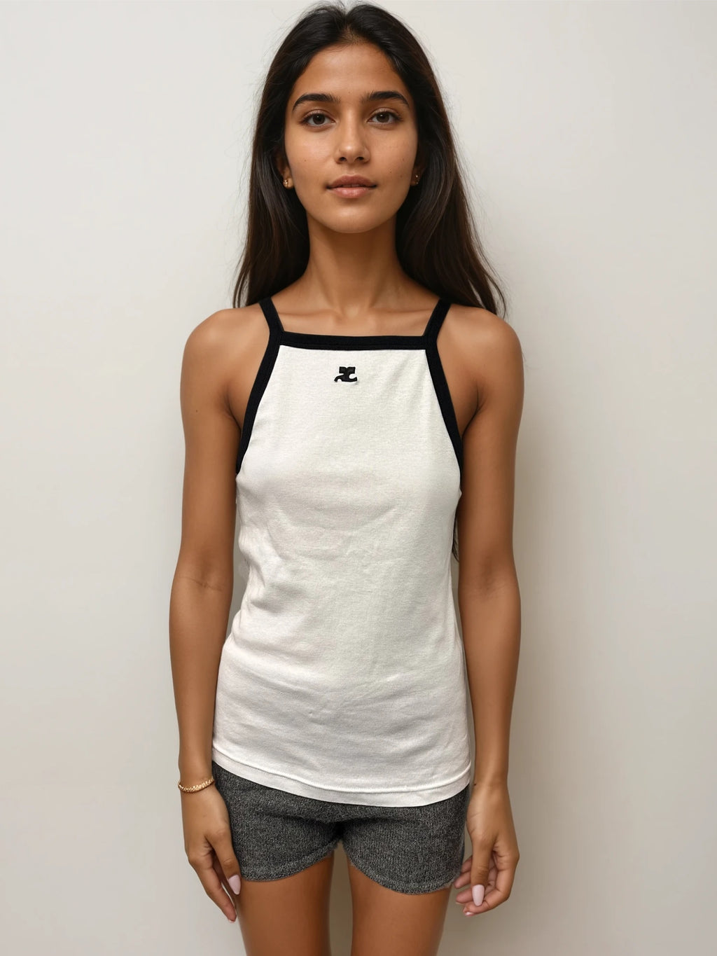 Courreges Logo Tank