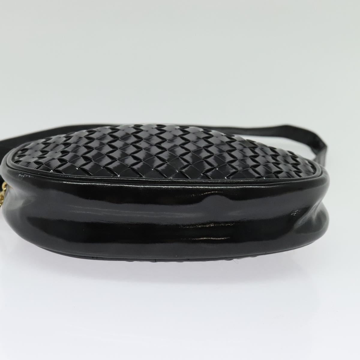 Bottega Veneta Black Patent Crossbody