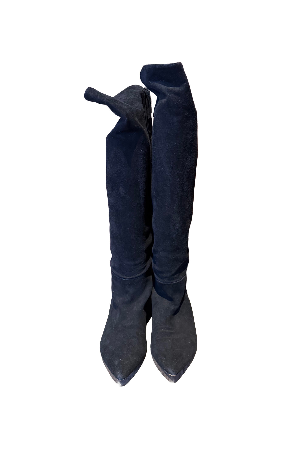 Aquazzura Black Fringe Boots