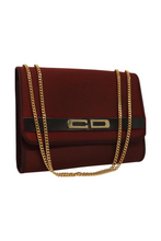 Load image into Gallery viewer, Dior Burgundy Shoulder Bag
