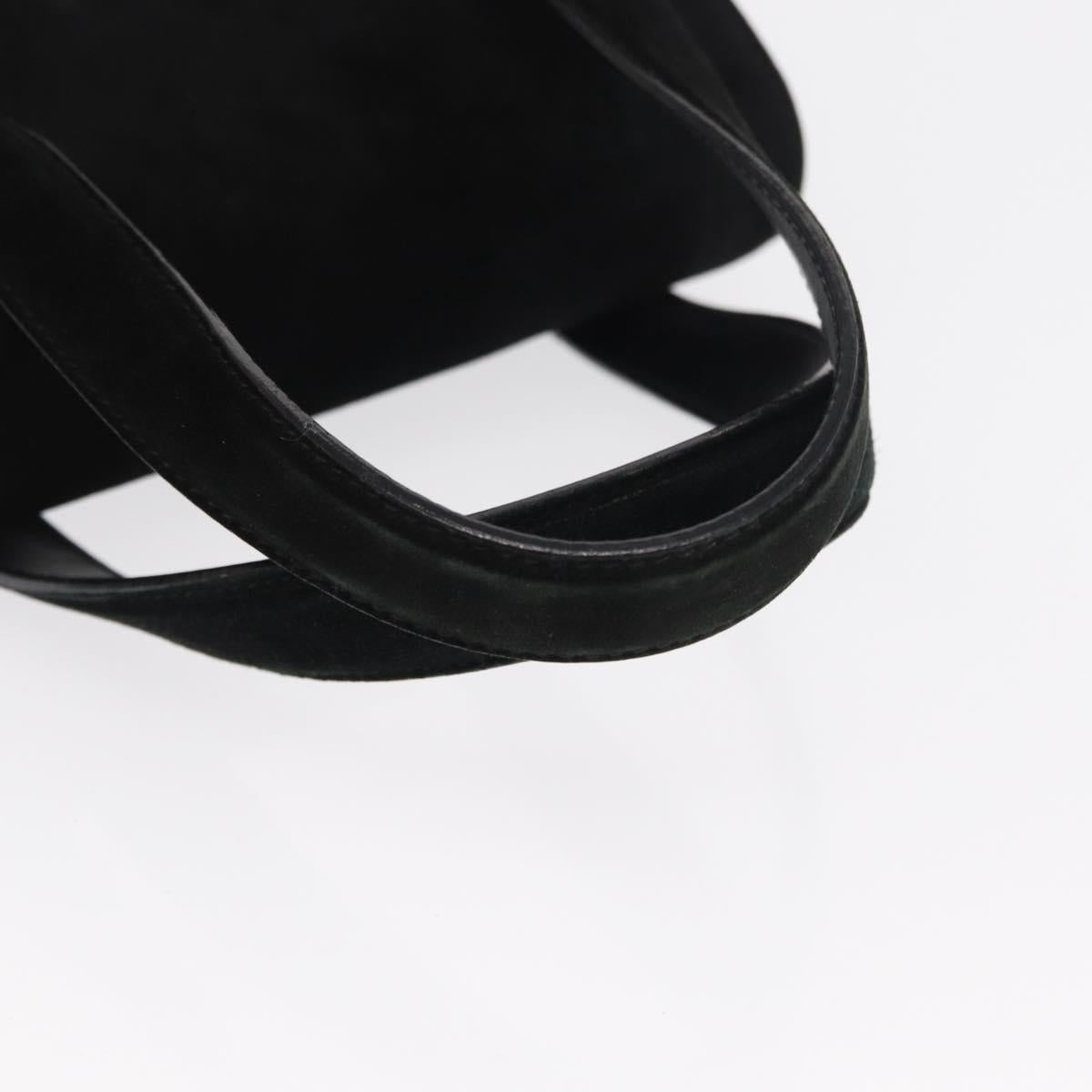 Ferragamo Black Suede Handbag