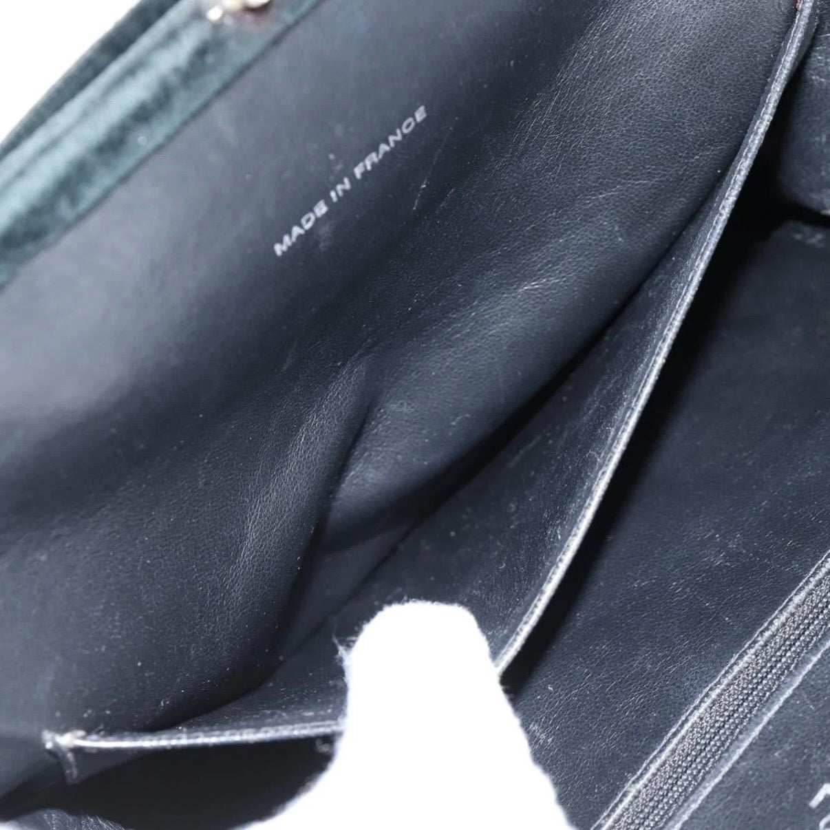 Chanel Black Velvet Handbag