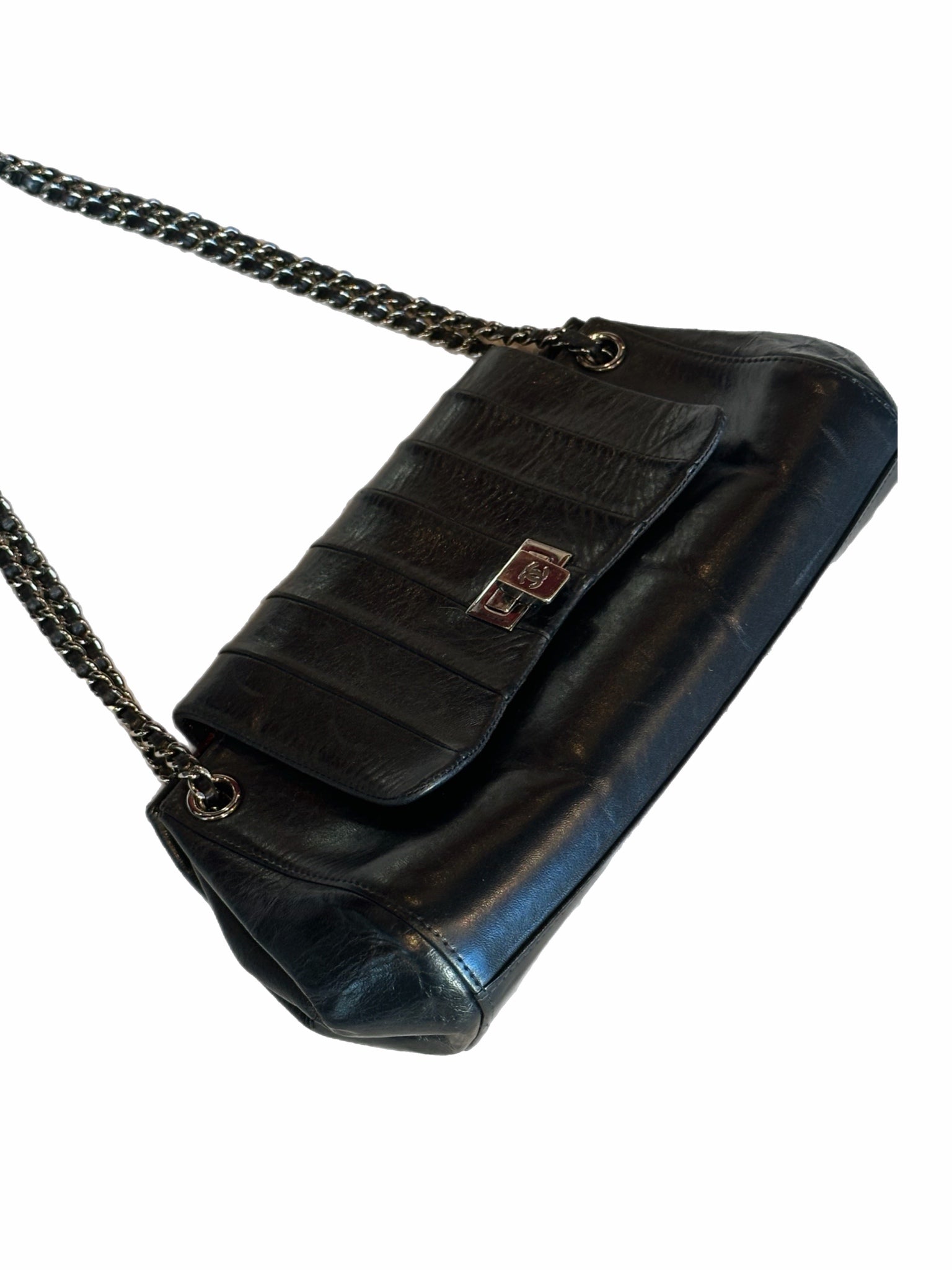 Chanel Black Leather Handbag