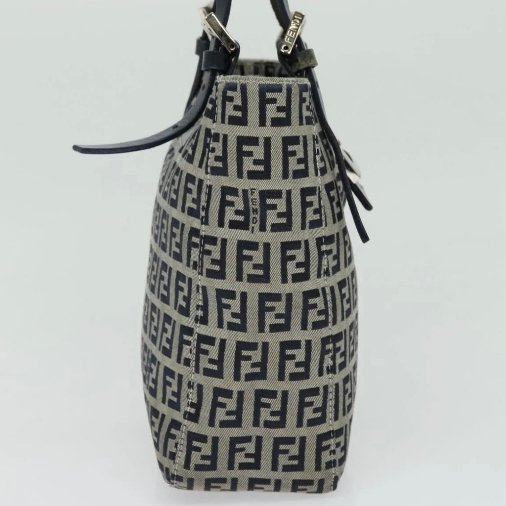 Fendi Navy Zucchino Tote