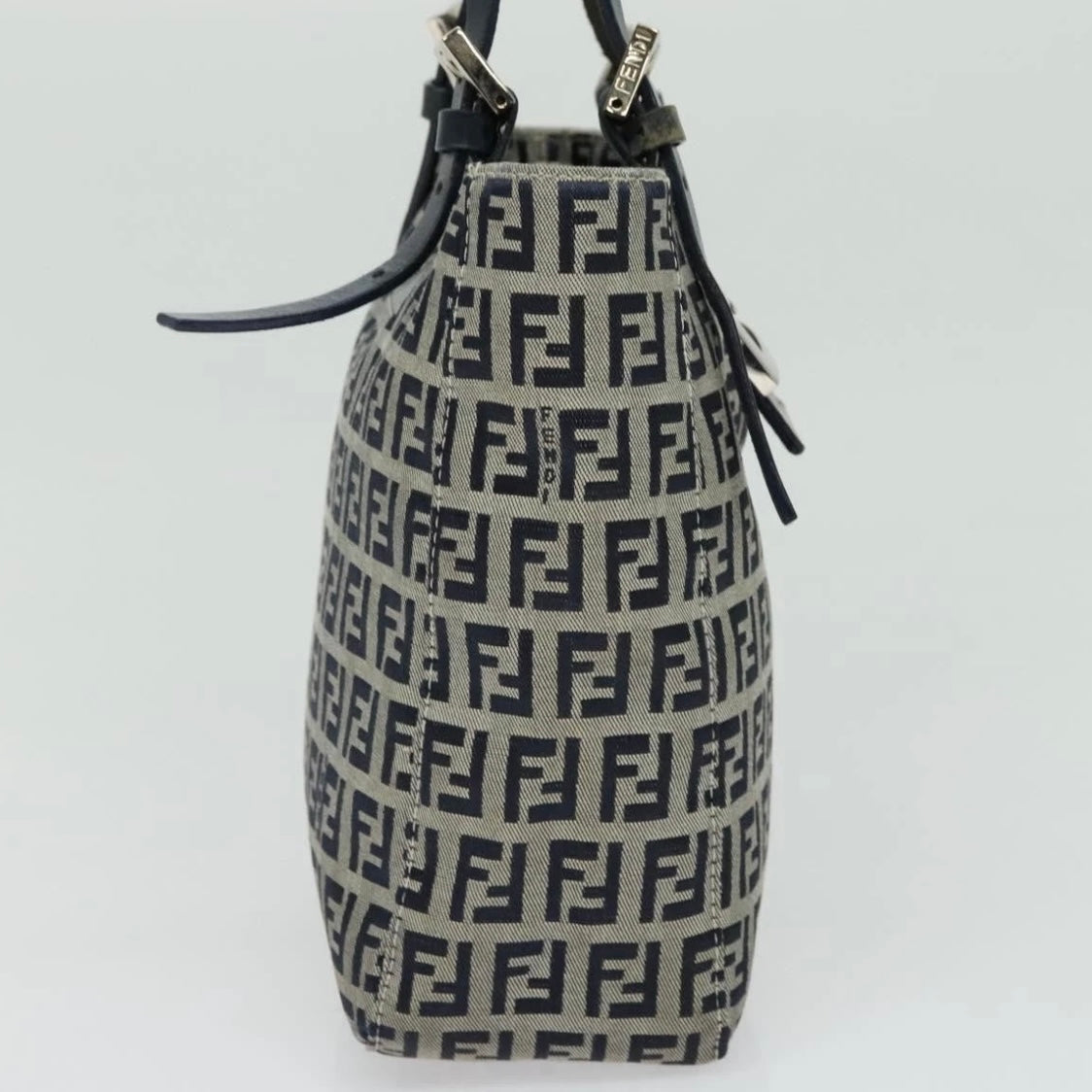 Fendi Navy Zucchino Tote