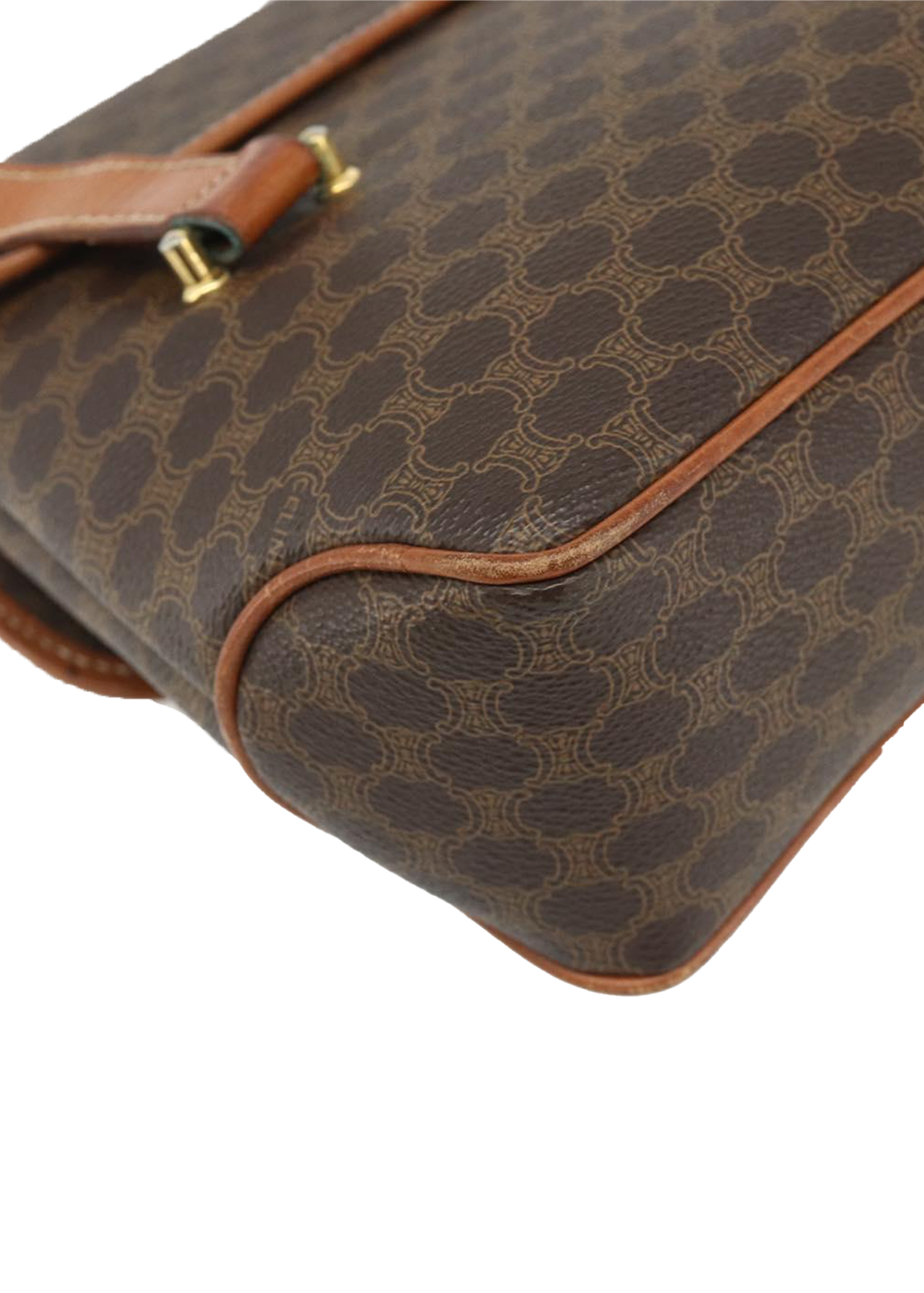 Celine Monogram Brown Shoulder Bag
