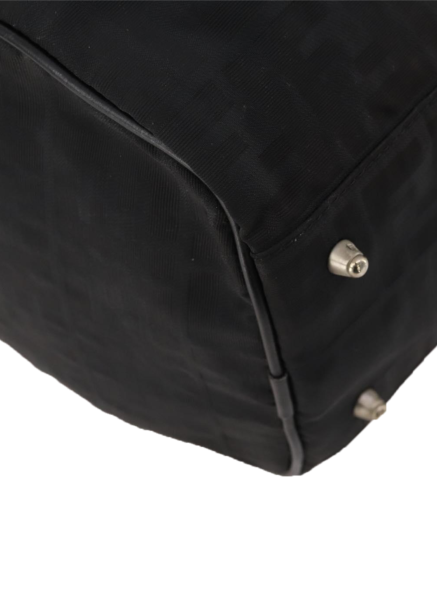 Fendi Black Zucca Travel Duffle