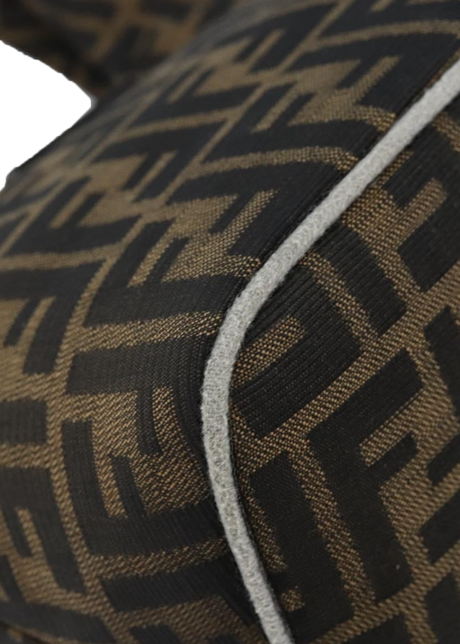 Fendi Zucca Round Shoulder Baguette