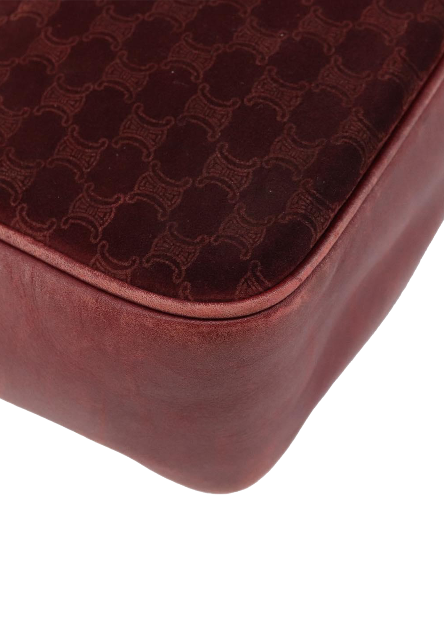 Celine Red Suede Crossbody