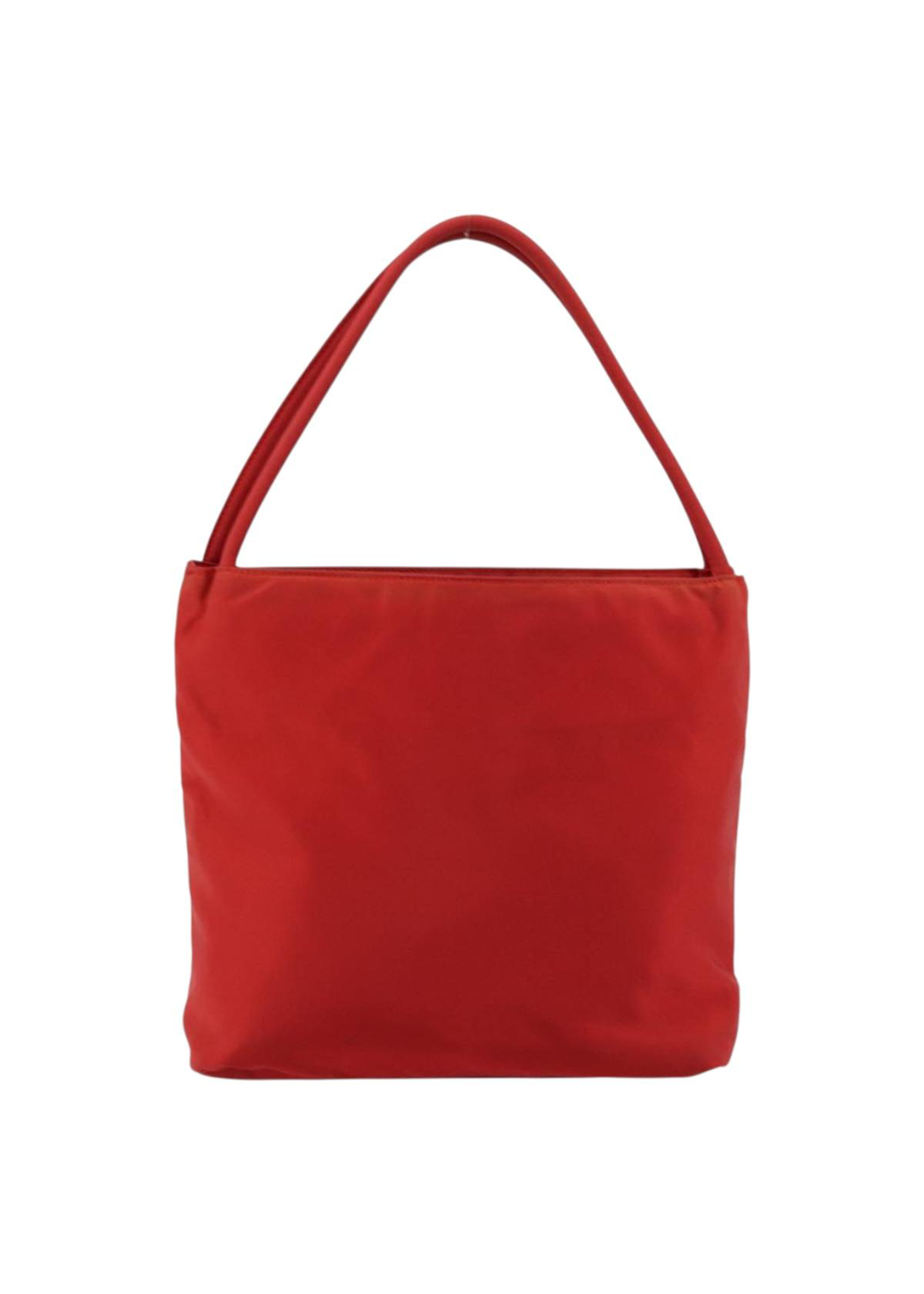 Prada Red Nylon Mini Tote